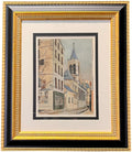 "L'eglise Saint Severin" BY MAURICE UTRILLO