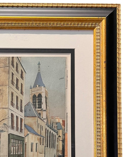 "L'eglise Saint Severin" BY MAURICE UTRILLO