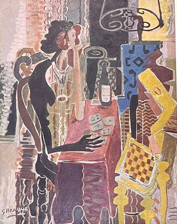 "LA PATIENCE" LITHOGRAPH BY GEORGES BRAQUE