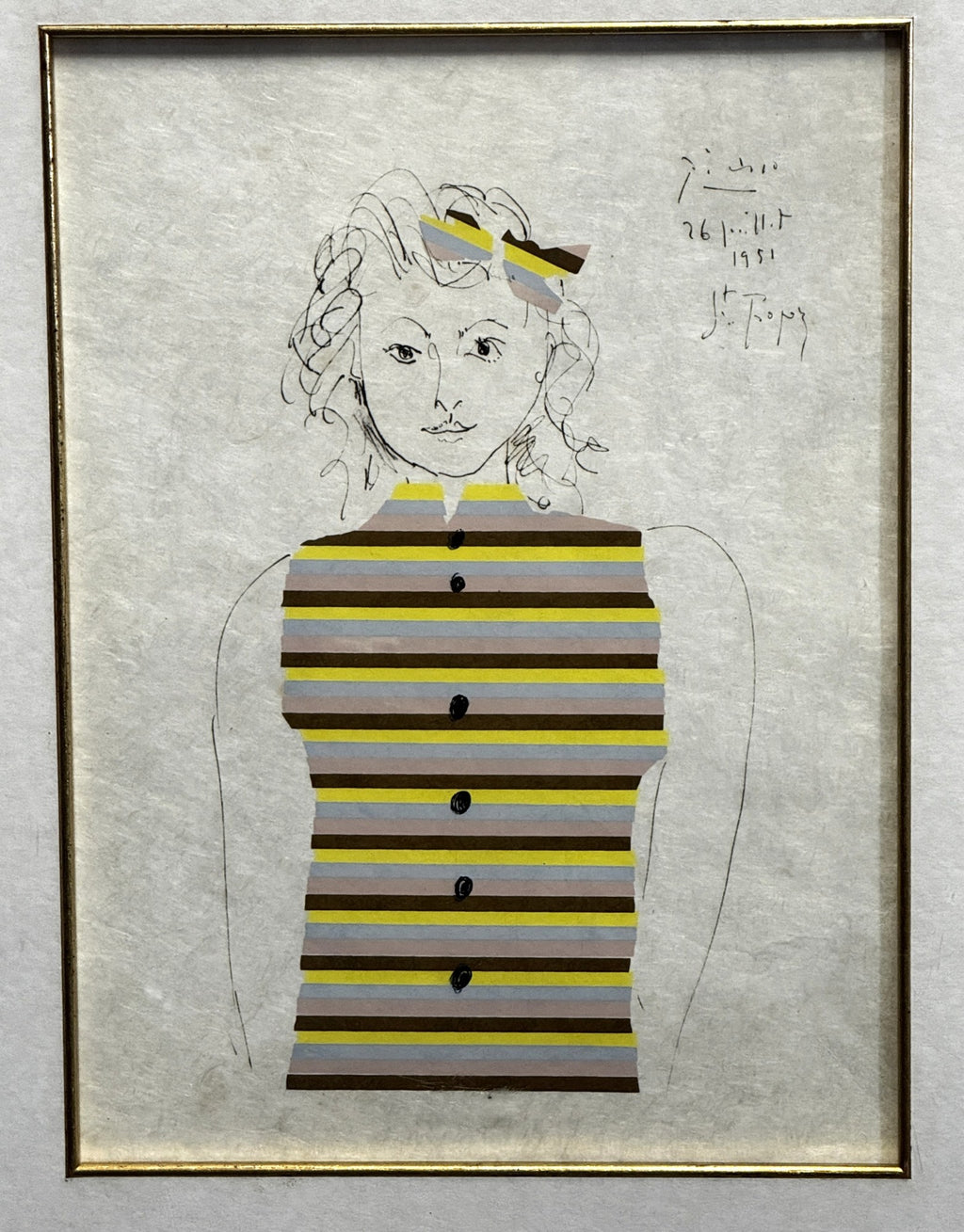 GENEVIÈVEINASTRIPEDJACKET, BY PICASSO