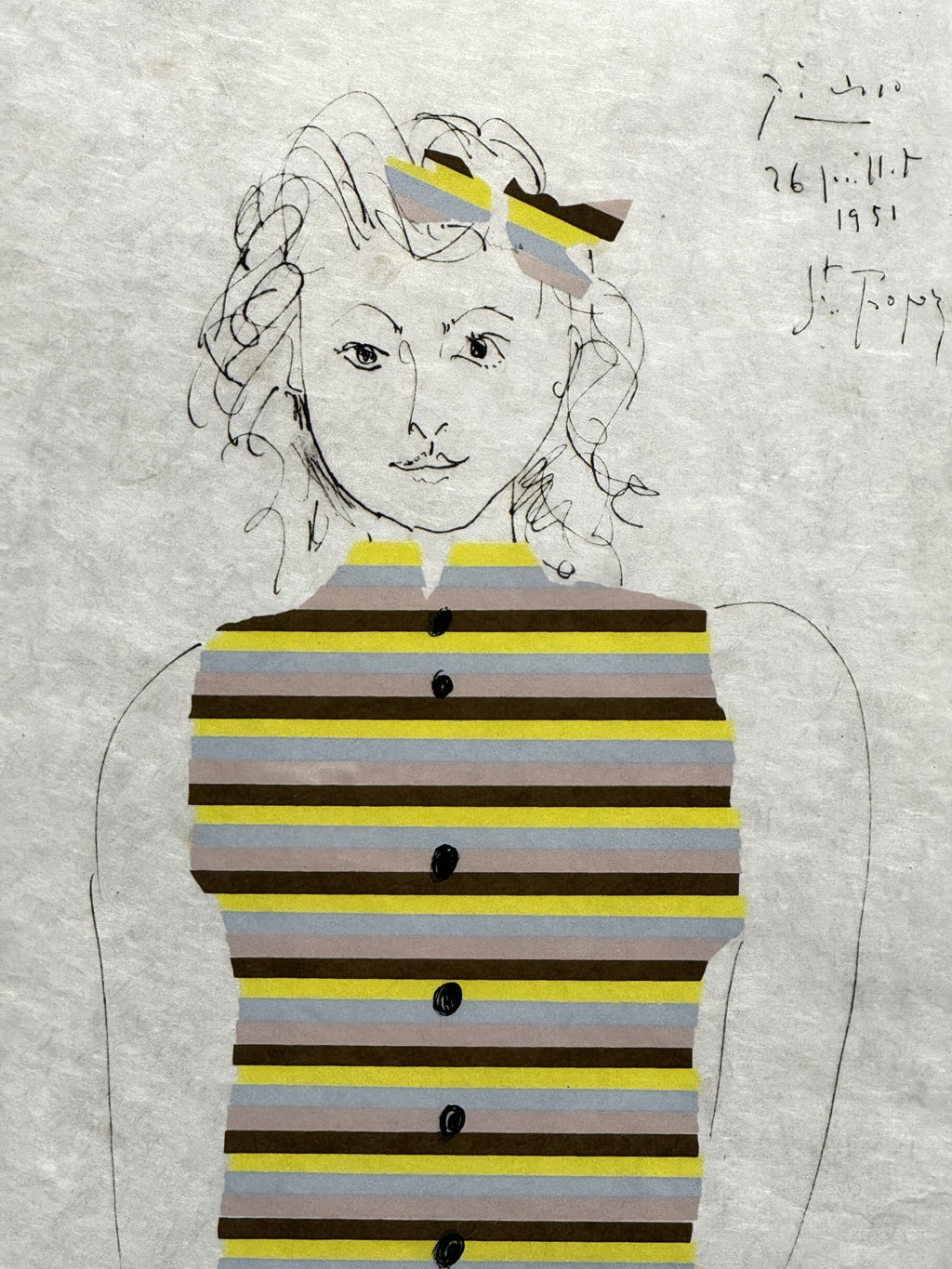 GENEVIÈVEINASTRIPEDJACKET, BY PICASSO