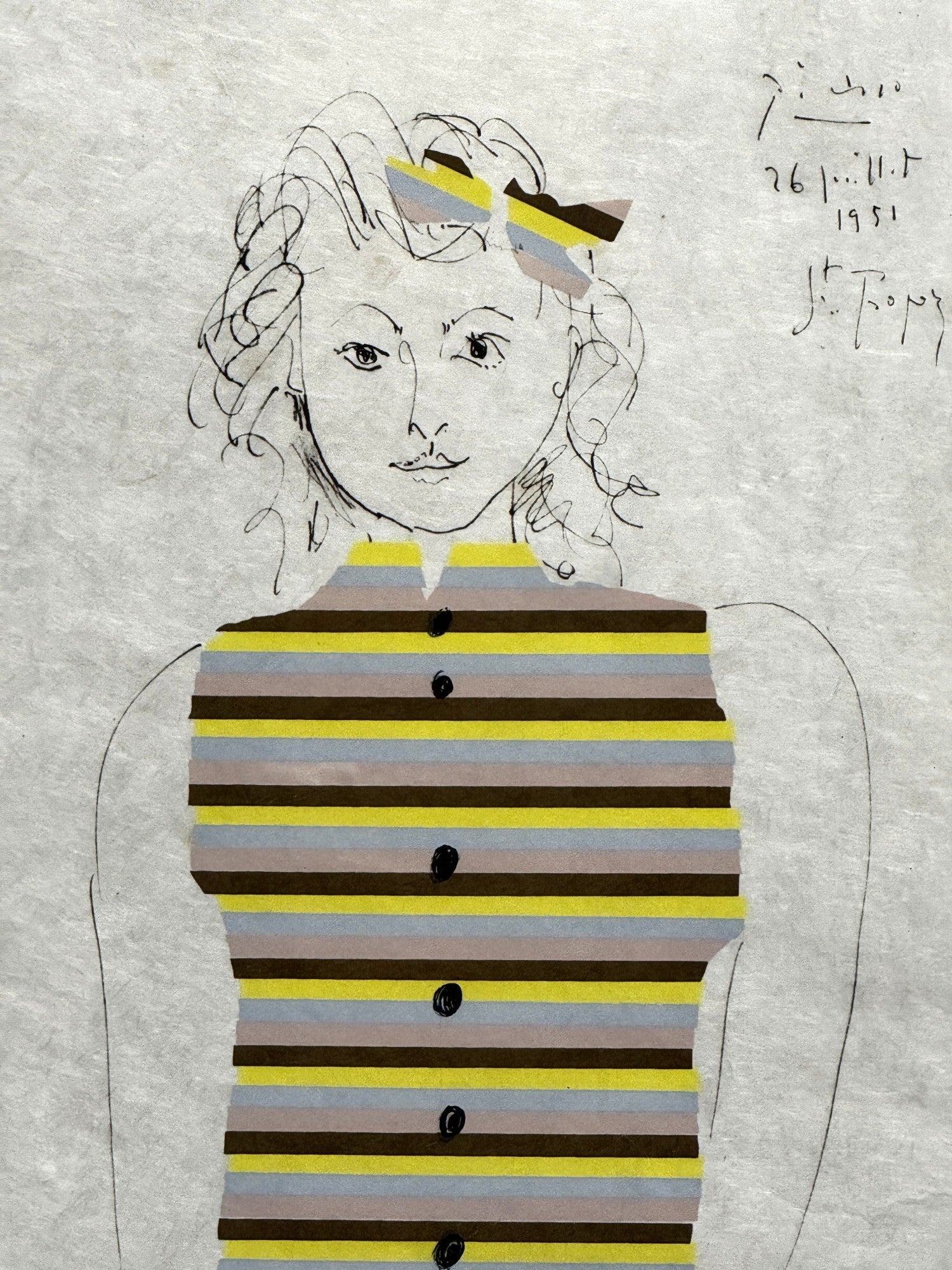 GENEVIÈVEINASTRIPEDJACKET, BY PICASSO