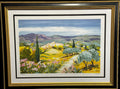 "LES ALPILLES S'ENDORMENT" LITHOGRAPH BY BRIANTE