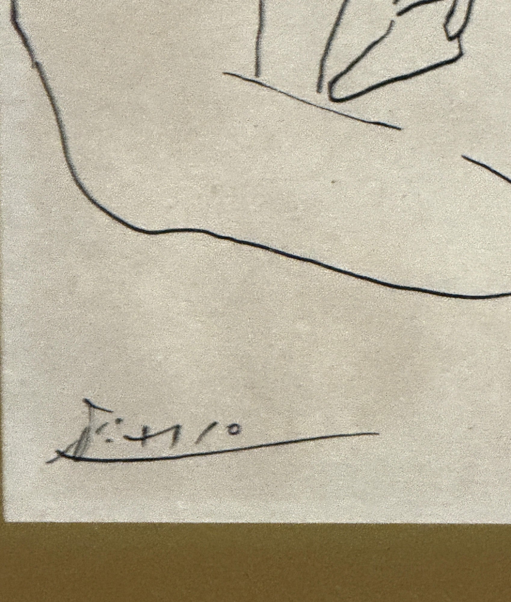 “DEUXFIGURESFROMGRACEET"  ENGRAVING BY PICASSO