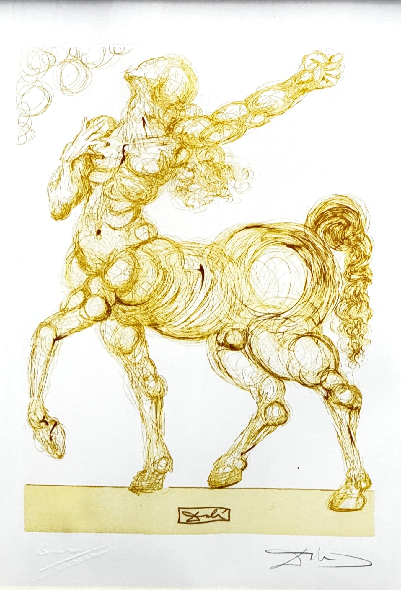 "INFERNO CANTO 26" LITHOGRAPH BY SALVADOR DALI