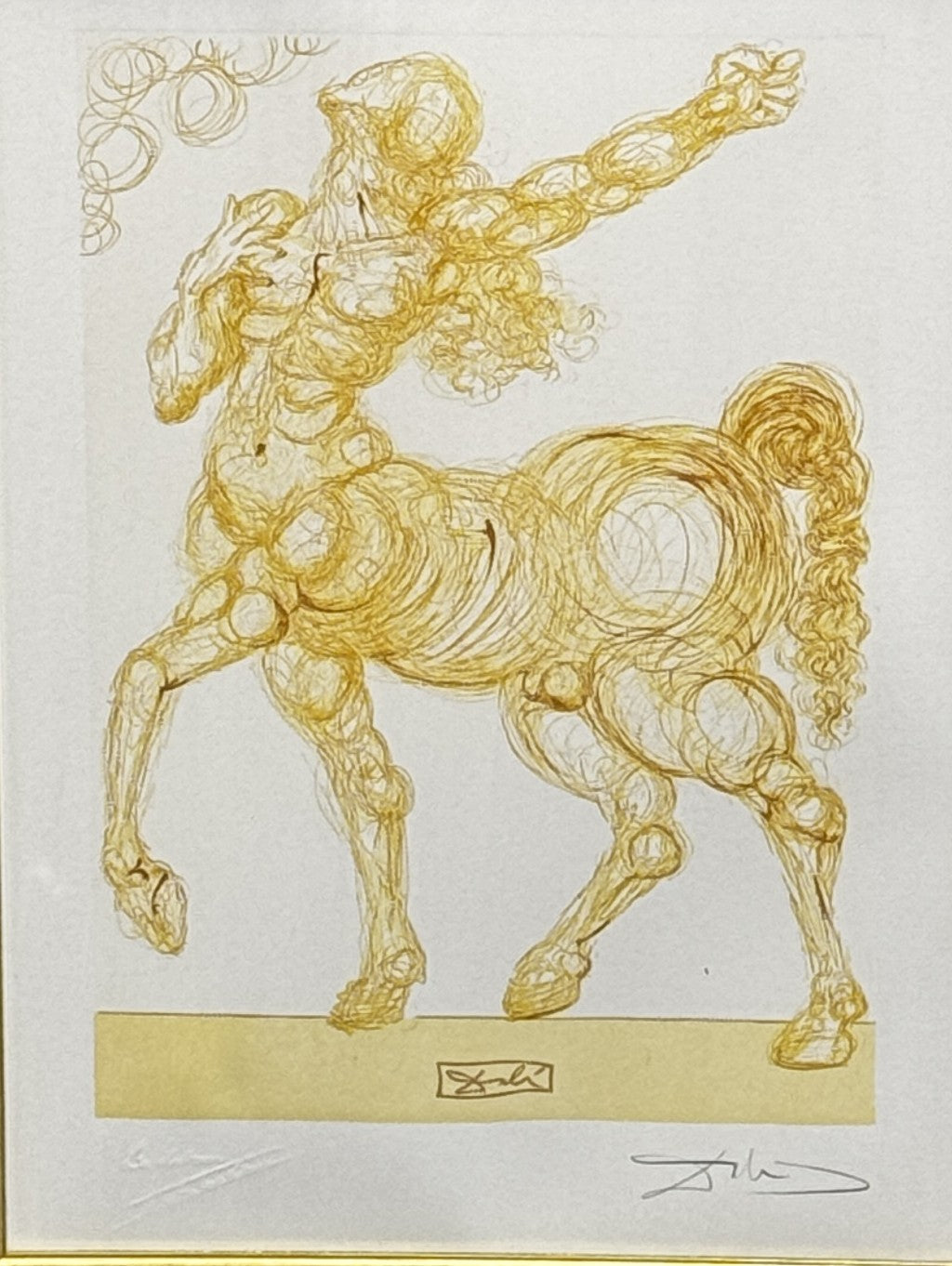 "INFERNO CANTO 26" LITHOGRAPH BY SALVADOR DALI