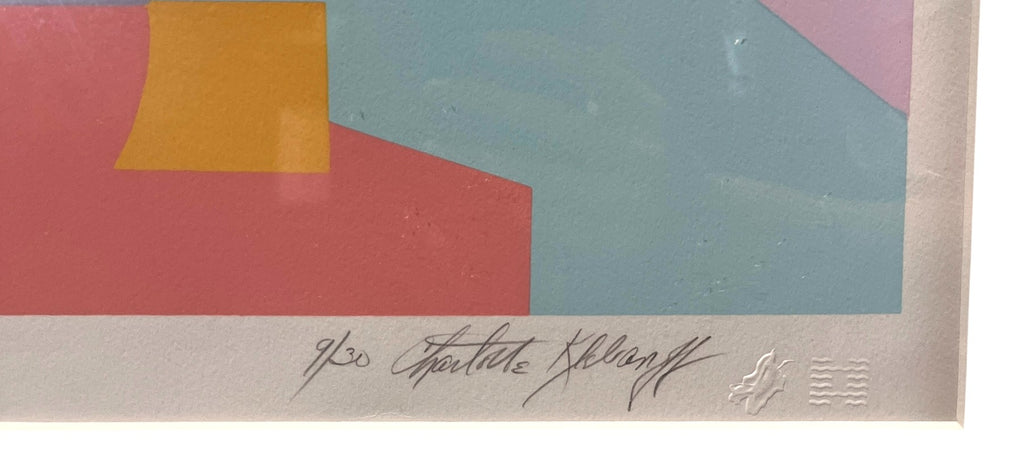 CHARLOTTE KLEBANOFF "ABSTRACT" LITHO, ED. #9/30