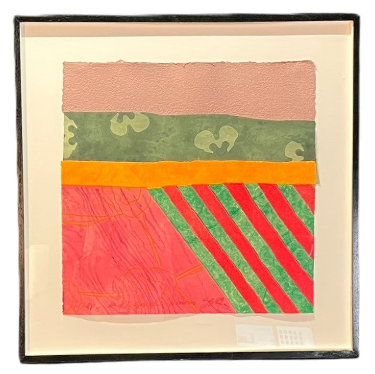 GLORIA GARFIENKLE ABSTRACT MIXED MEDIA