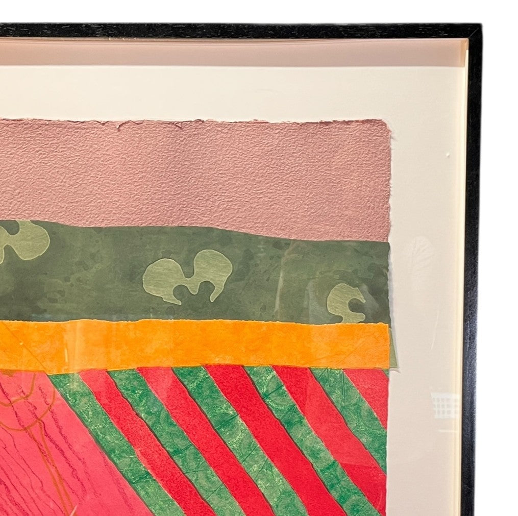 GLORIA GARFIENKLE ABSTRACT MIXED MEDIA