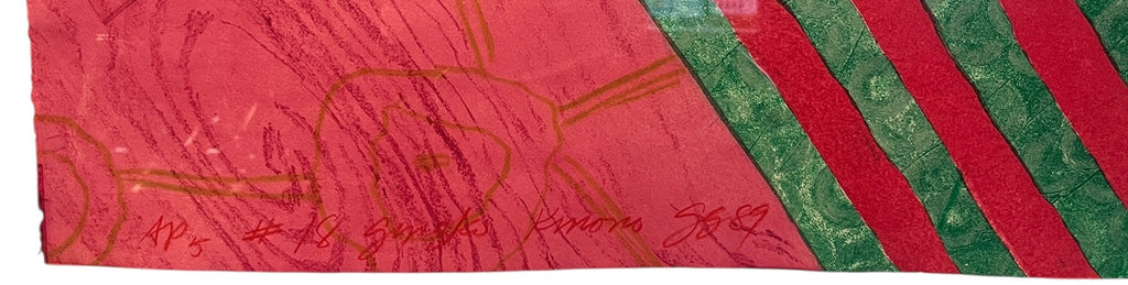 GLORIA GARFIENKLE ABSTRACT MIXED MEDIA