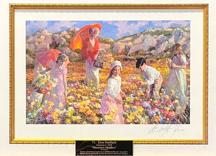 "MOUNTAIN MEADOW" 23/25 GICLEE BY DON HATFIELD