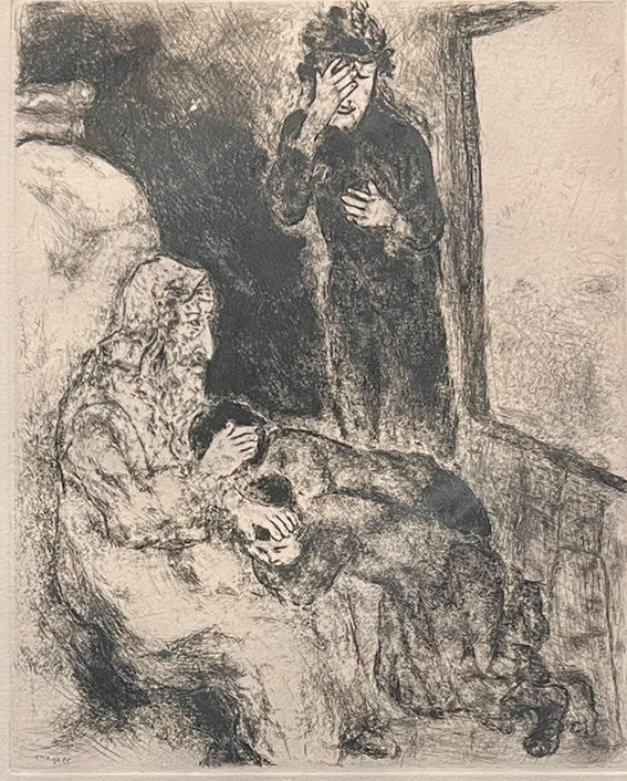"THE BLESSING OF EPHRAIM AND MANUSSE" CHAGALL