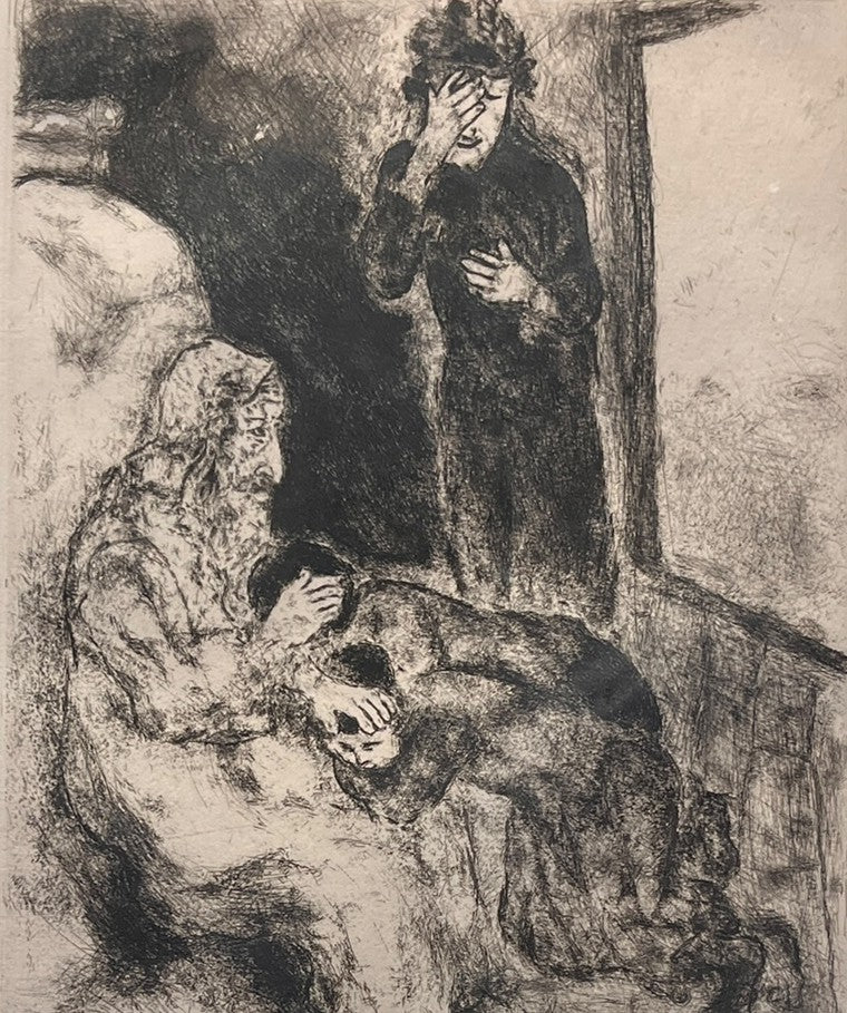 "THE BLESSING OF EPHRAIM AND MANUSSE" CHAGALL