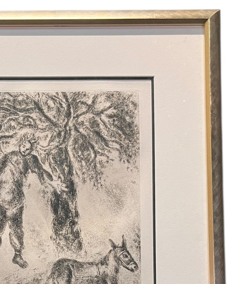 "THE END OF ABSALOM" ETCHING BY MARC CHAGALL