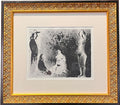 "PAINTERS IN THE FIELD" LITHO  BY PABLO PICASSO