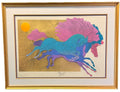"LE SAUT" GOLD LEAF SILKSCREEN BY GUILLAUME