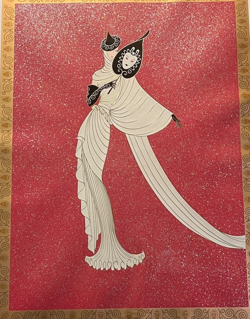 "ERTE, ERTE RUSSIAN ART DECO TANAGARA" LITHOGRAPH