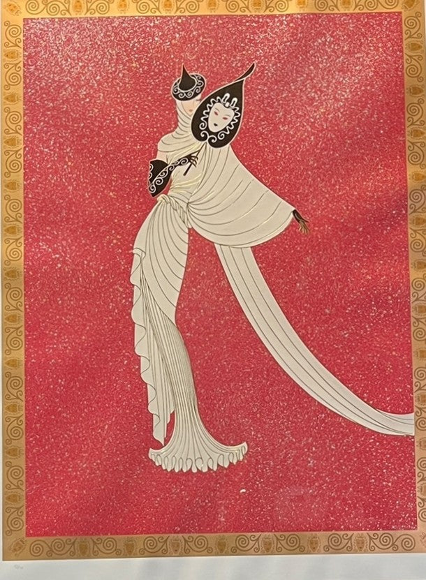 "ERTE, ERTE RUSSIAN ART DECO TANAGARA" LITHOGRAPH