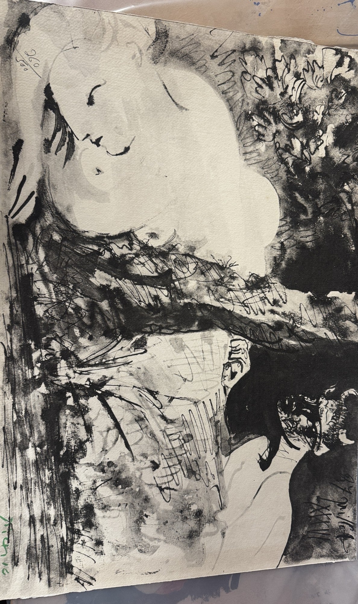 PICASSO "FAWN AND NYMPH"  LITHOGRAPH