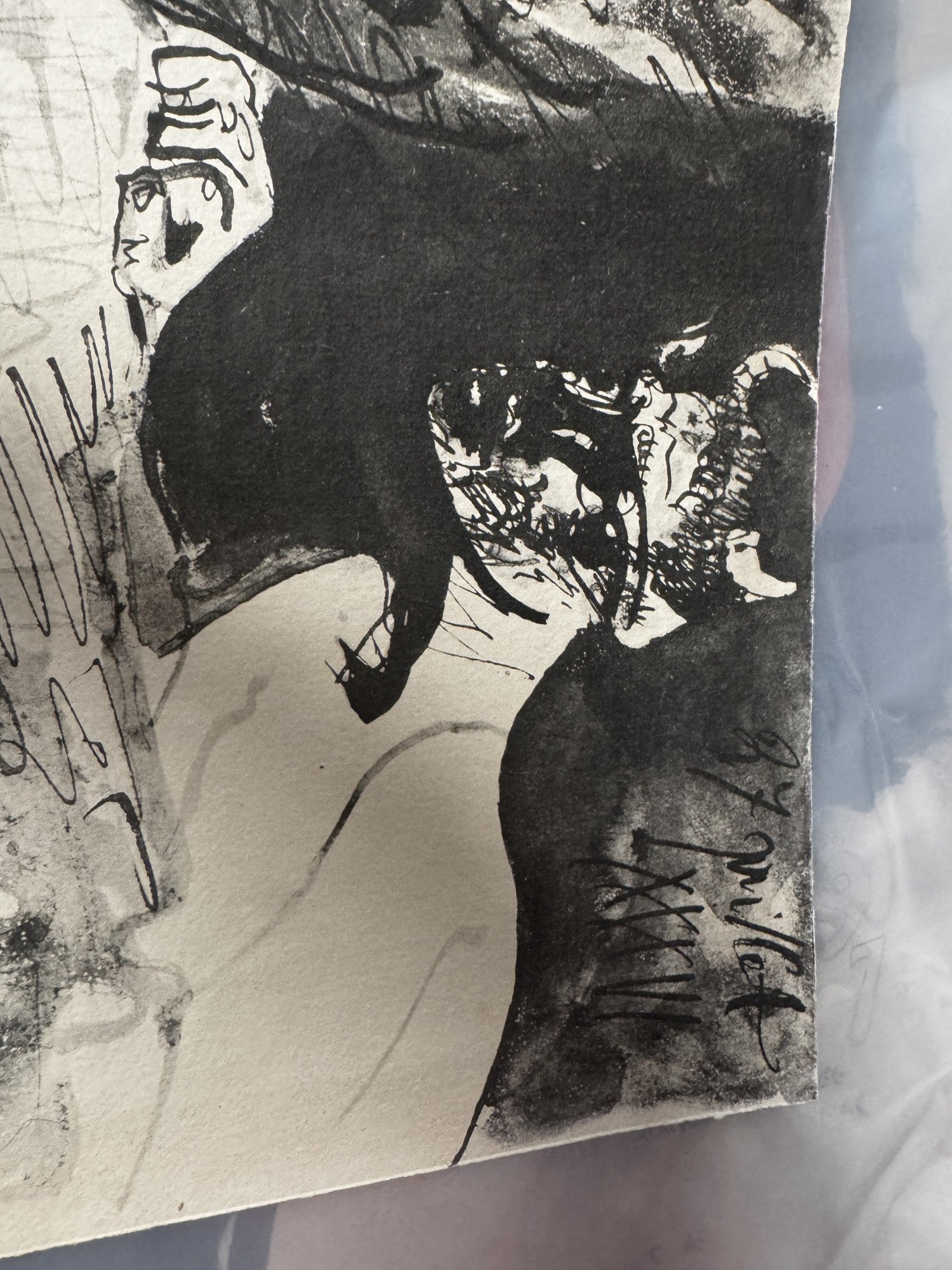 PICASSO "FAWN AND NYMPH"  LITHOGRAPH