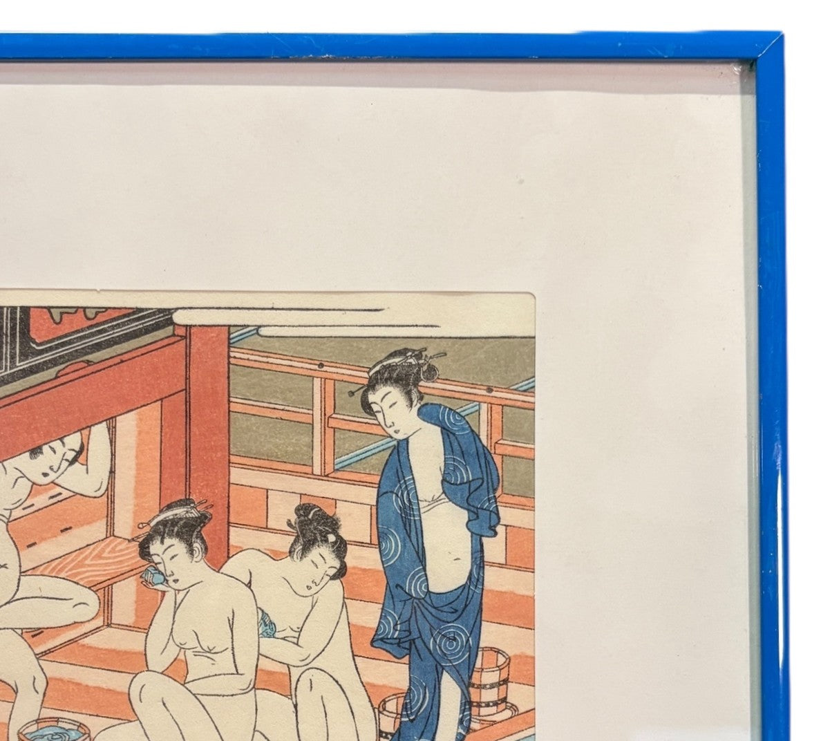 "INTERIOR OF A BATH HOUSE" BY ISODA KORYUSAI