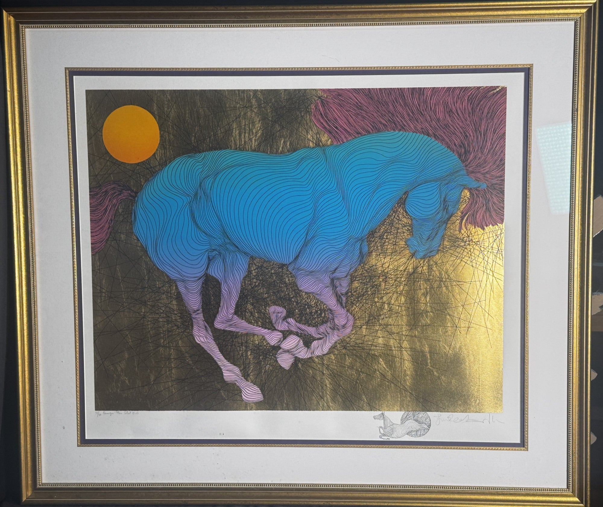 HORSE ETCHING
