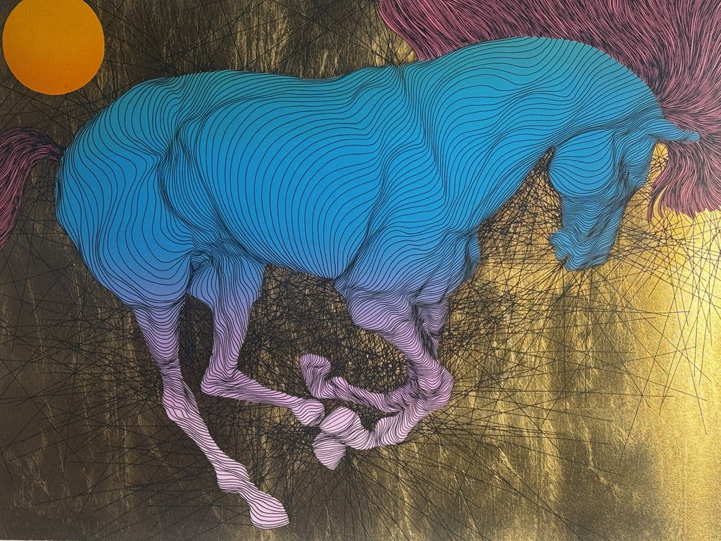 HORSE ETCHING