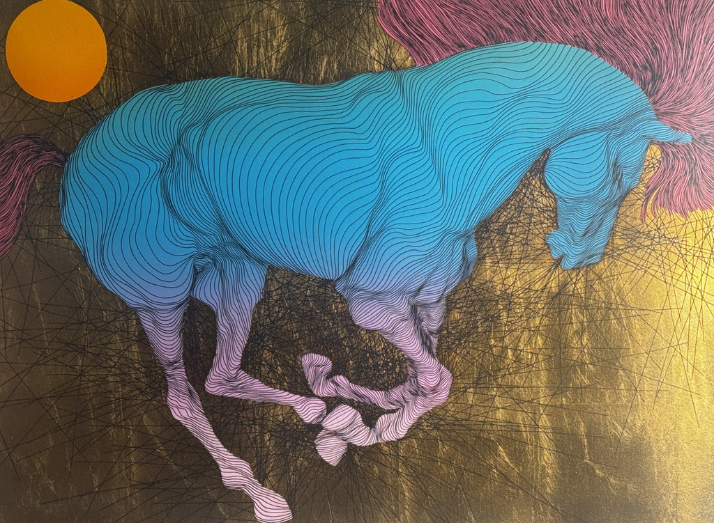 HORSE ETCHING