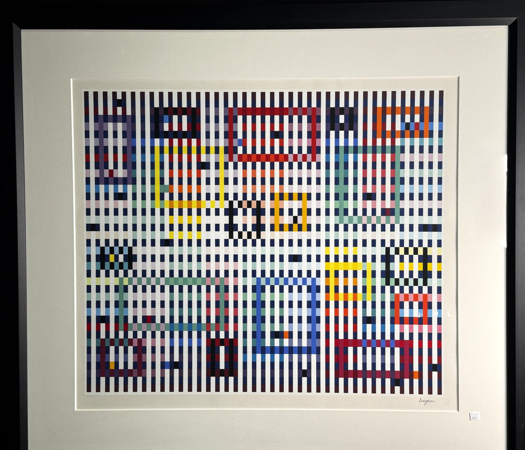 YAACOV AGAM "MAGIC RAINDROPS II" SILKSCREEN #5/180