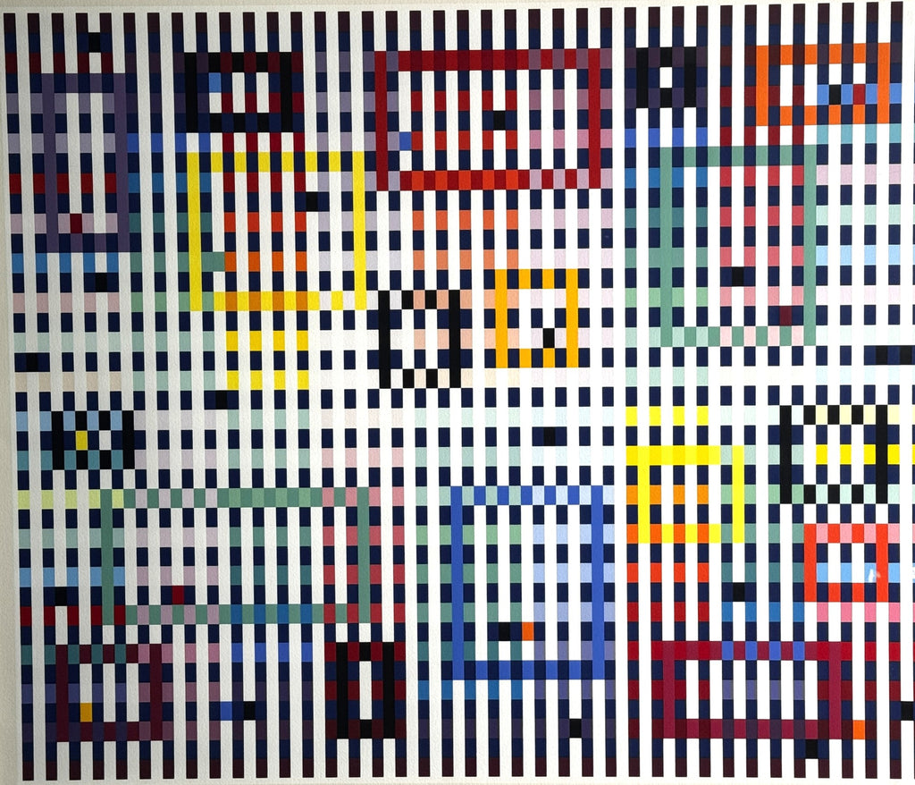YAACOV AGAM "MAGIC RAINDROPS II" SILKSCREEN #5/180