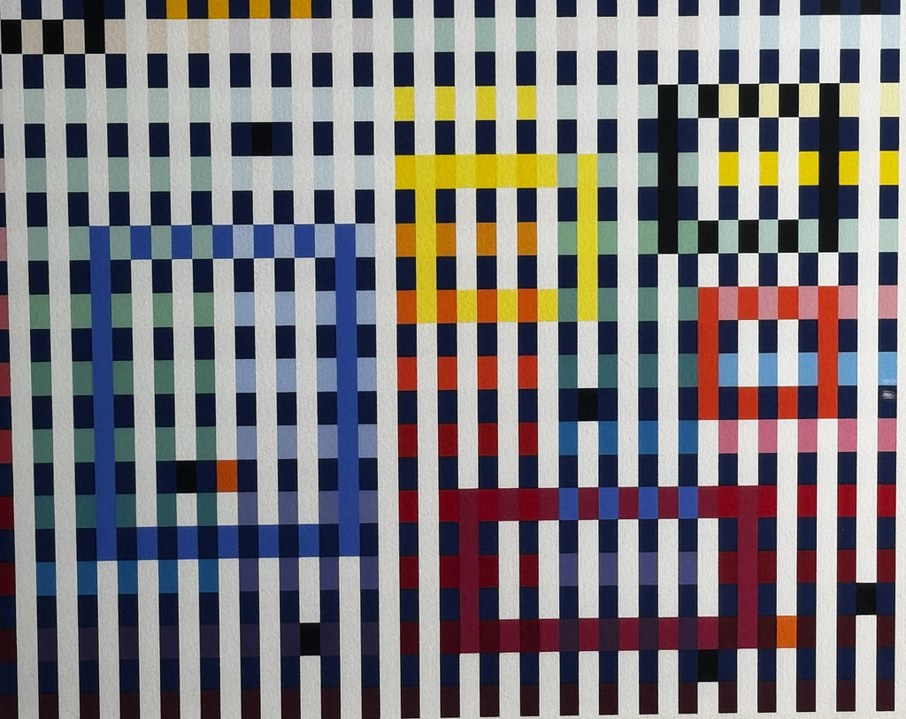 YAACOV AGAM "MAGIC RAINDROPS II" SILKSCREEN #5/180