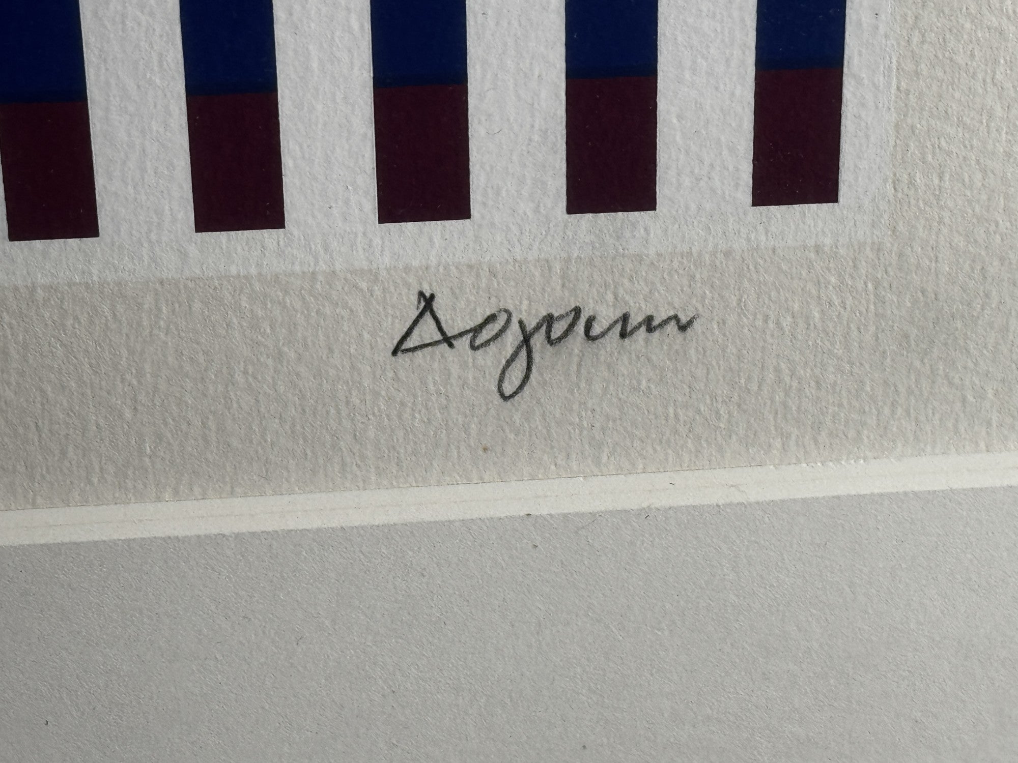 YAACOV AGAM "MAGIC RAINDROPS II" SILKSCREEN #5/180