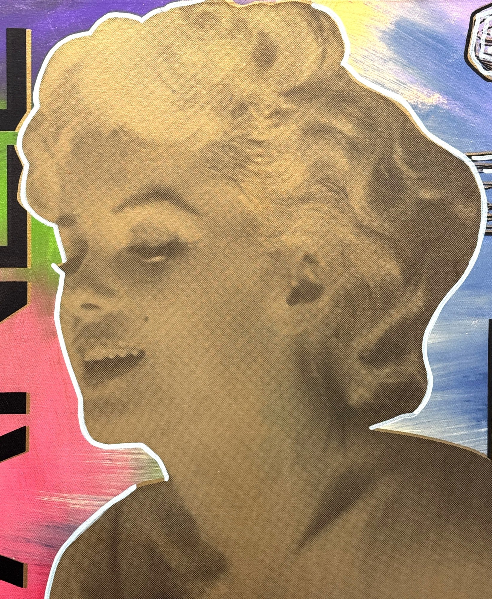 STEVE KAUFMAN "MARILYN" CHANEL NO#5, SILKSCREEN
